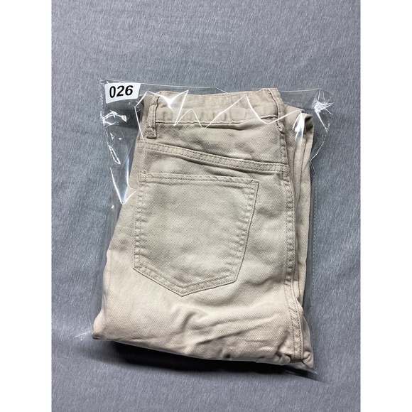 Song Denim Cargo Baggy Straight Leg Tan Jeans 3/26 - Picture 13 of 13